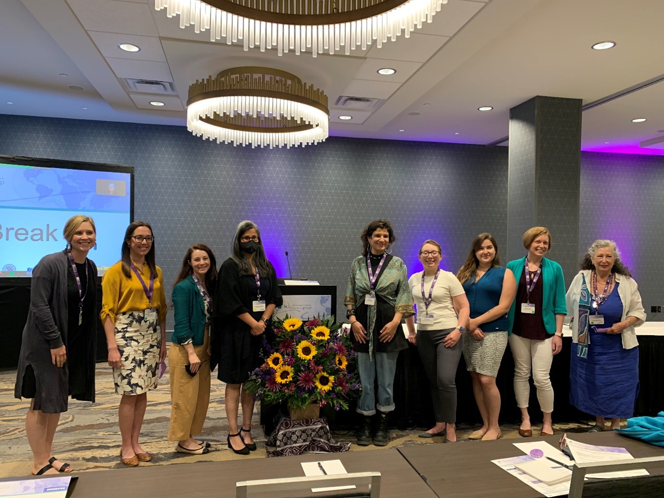 Pictured above are students and early-career investigators who were selected to receive competitive travel awards based on their submitted abstracts. Not all 15 awardees were able to attend in-person, but overall, the awardees represented seven different countries.